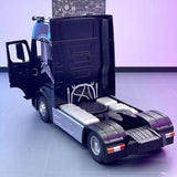 [TOY] 1:24 Mercedes-Benz 2012 Actros Black Model Car Die-Cast