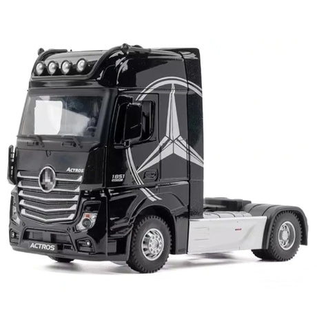 [TOY] 1:24 Mercedes-Benz 2012 Actros Black Model Car Die-Cast