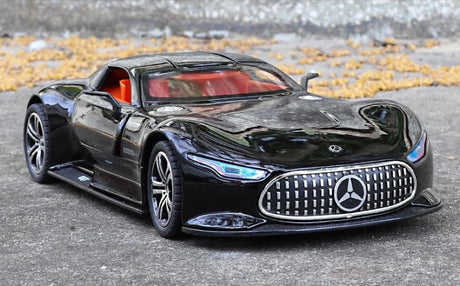 [TOY] 1:24 Mercedes-Benz 2013 AMG Vision Gran Turismo Glossy Black Model Car Die-Cast