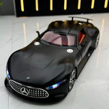 [TOY] 1:24 Mercedes-Benz 2013 AMG Vision Gran Turismo mat noir voiture miniature Die-Cast
