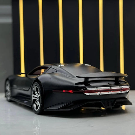 [TOY] 1:24 Mercedes-Benz 2013 AMG Vision Gran Turismo Matte Black Model Car Die-Cast