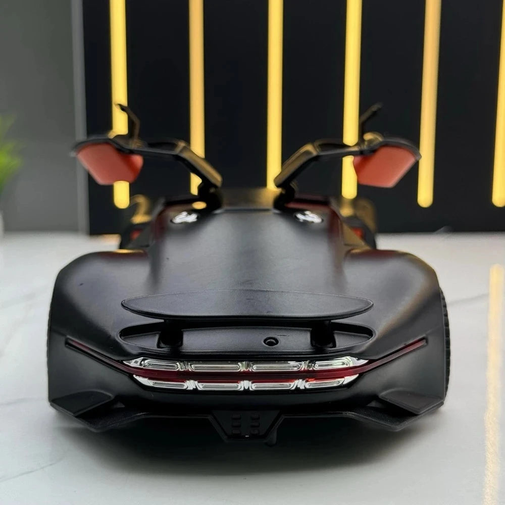 [TOY] 1:24 Mercedes-Benz 2013 AMG Vision Gran Turismo mat noir voiture miniature Die-Cast
