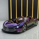 [TOY] 1:24 Mercedes-Benz 2013 AMG Vision Gran Turismo Purple Gradient Model Car Die-Cast