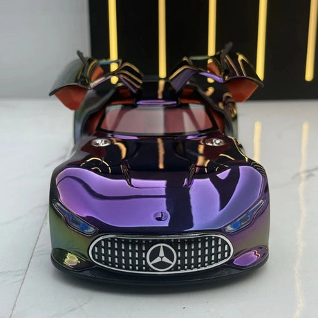 [TOY] 1:24 Mercedes-Benz 2013 AMG Vision Gran Turismo Purple Gradient Model Car Die-Cast