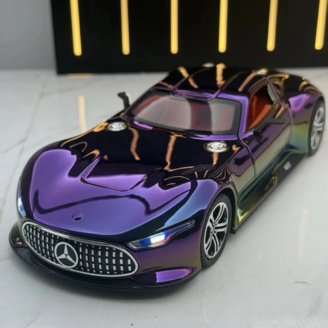 [TOY] 1:24 Mercedes-Benz 2013 AMG Vision Gran Turismo Purple Gradient Model Car Die-Cast