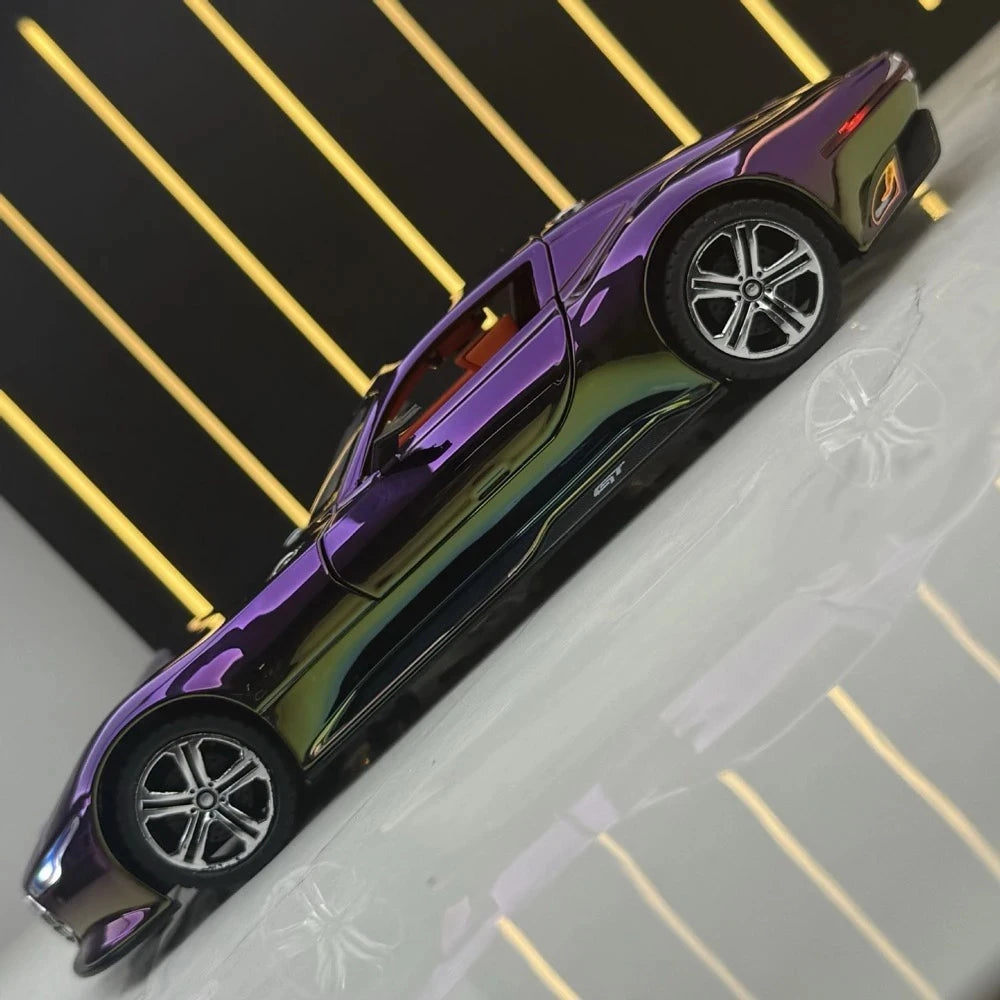 [TOY] 1:24 Mercedes-Benz 2013 AMG Vision Gran Turismo Purple Gradient Model Car Die-Cast