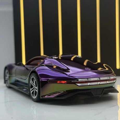 [TOY] 1:24 Mercedes-Benz 2013 AMG Vision Gran Turismo Purple Gradient Model Car Die-Cast