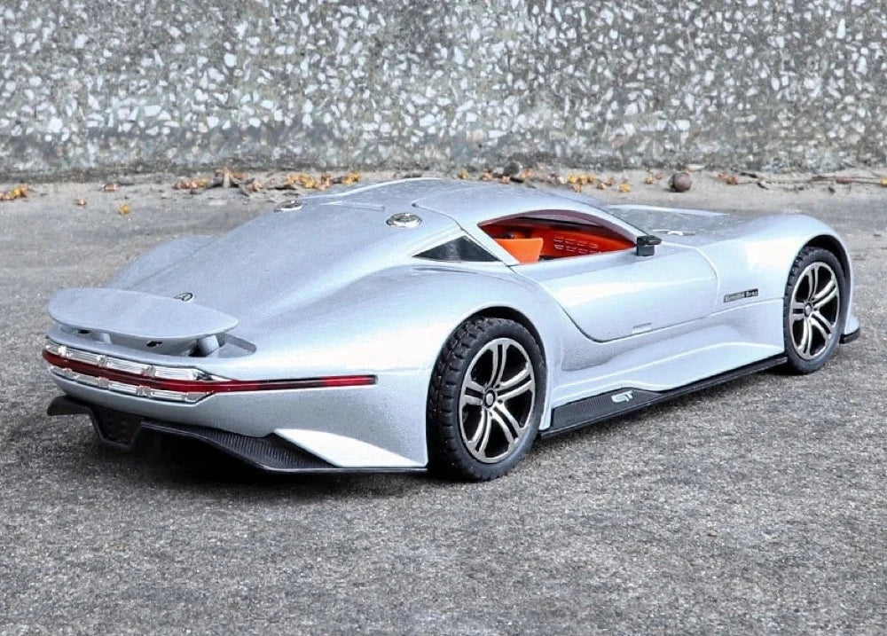 [TOY] 1:24 Mercedes-Benz 2013 AMG Vision Gran Turismo argento modellino di auto Die-Cast