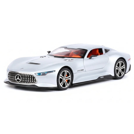 [TOY] 1:24 Mercedes-Benz 2013 AMG Vision Gran Turismo Silver Model Car Die-Cast