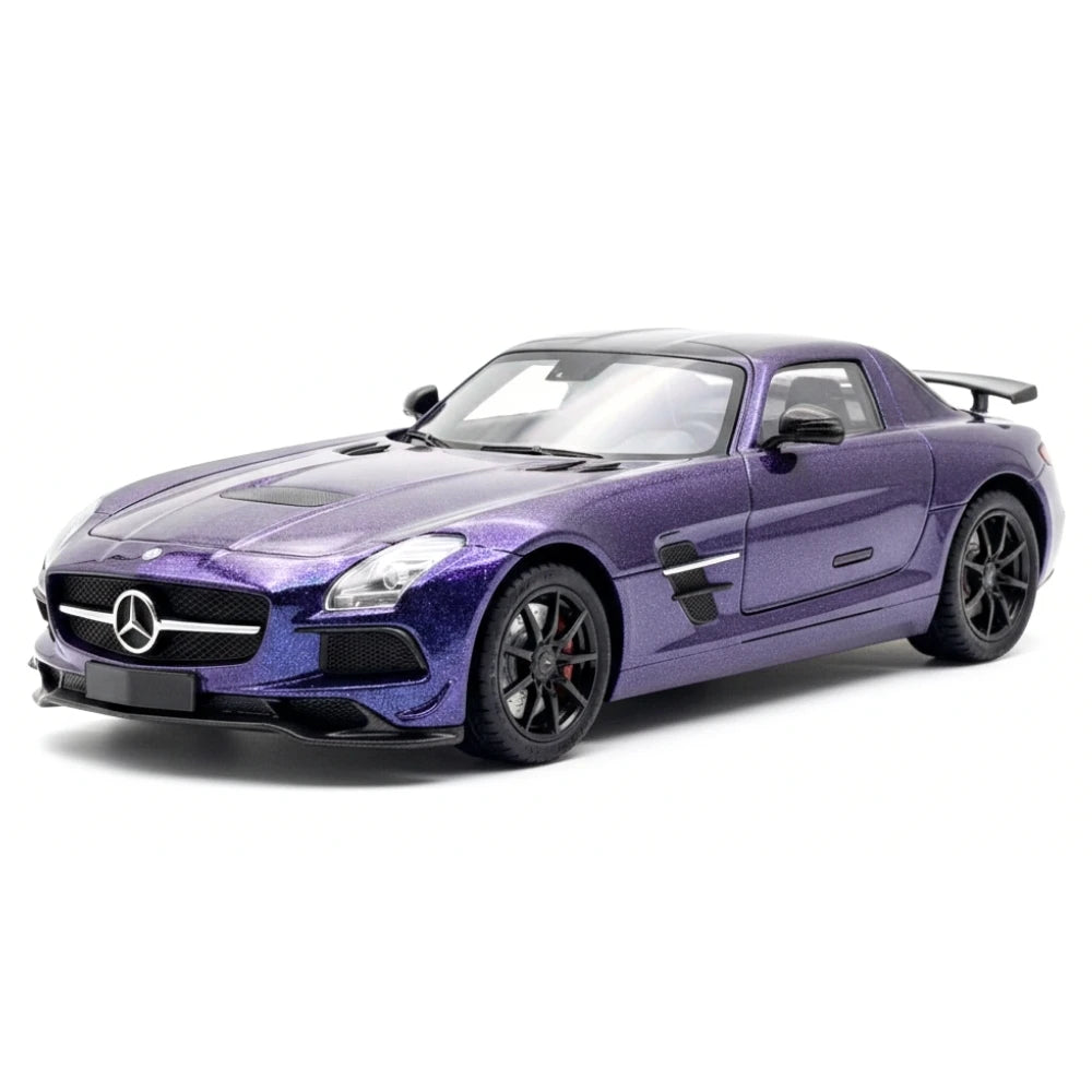 [TOY] 1:24 Mercedes-Benz 2013 SLS AMG Black Series Purple Model Car Die-Cast