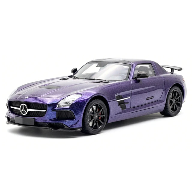 [TOY] 1:24 Mercedes-Benz 2013 SLS AMG Black Series Purple Model Car Die-Cast