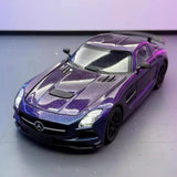 [TOY] 1:24 Mercedes-Benz 2013 SLS AMG Black Series Purple Model Car Die-Cast