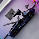[TOY] 1:24 Mercedes-Benz 2013 SLS AMG Black Series Purple Model Car Die-Cast