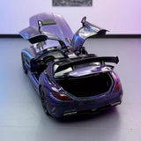 [TOY] 1:24 Mercedes-Benz 2013 SLS AMG Black Series Purple Model Car Die-Cast