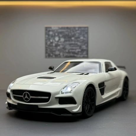 [TOY] 1:24 Mercedes-Benz 2013 SLS AMG Black Series White Model Car Die-Cast