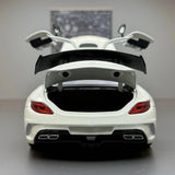 [TOY] 1:24 Mercedes-Benz 2013 SLS AMG Black Series White Model Car Die-Cast