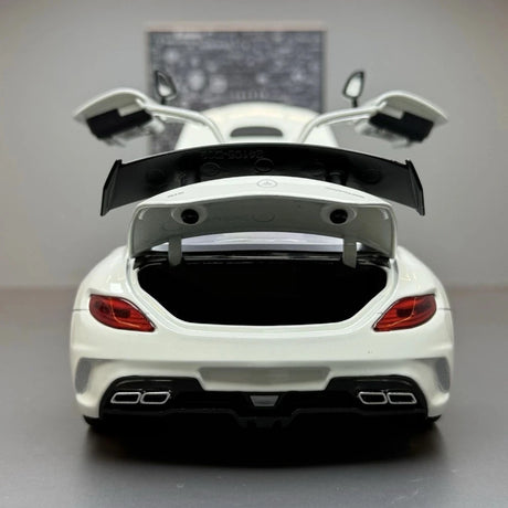 [TOY] 1:24 Mercedes-Benz 2013 SLS AMG Black Series White Model Car Die-Cast
