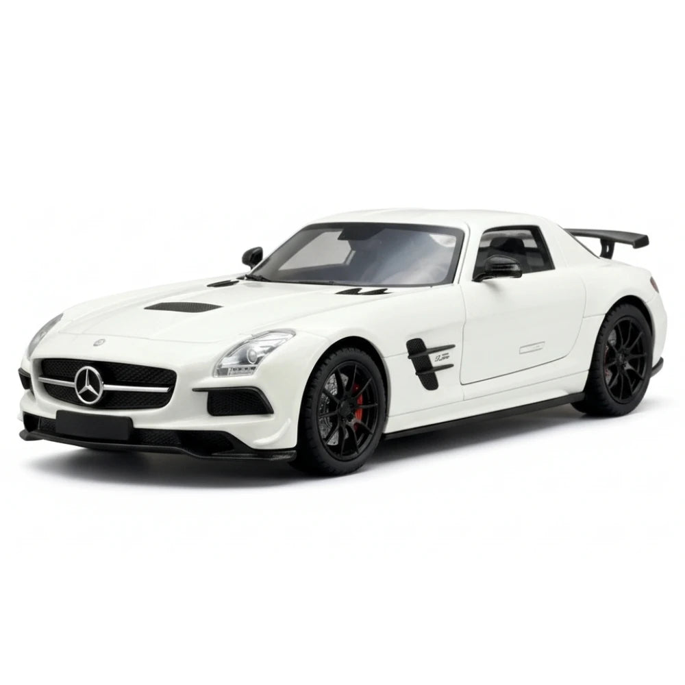 [TOY] 1:24 Mercedes-Benz 2013 SLS AMG Black Series White Model Car Die-Cast
