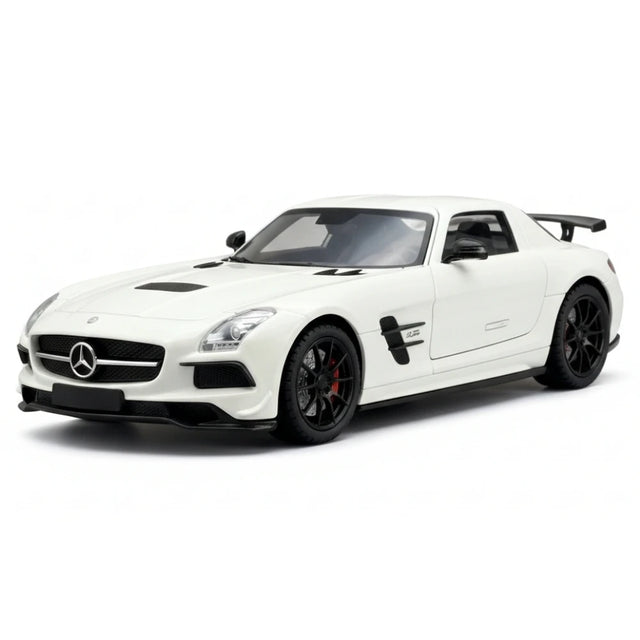 [TOY] 1:24 Mercedes-Benz 2013 SLS AMG Black Series White Model Car Die-Cast