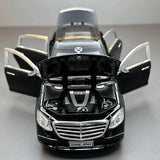 [TOY] 1:24 Mercedes-Benz 2016 E300L V213 ブラック モデルカー Die-Cast