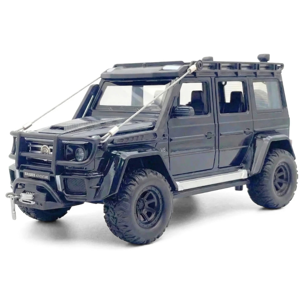 [TOY] 1:24 Mercedes-Brabus 2017 G550 4×4 Black Model Car Die-Cast