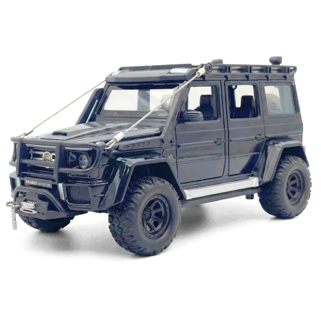 [TOY] 1:24 Mercedes-Brabus 2017 G550 4×4 Black Model Car Die-Cast