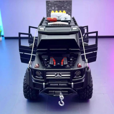 [TOY] 1:24 Mercedes-Brabus 2017 G550 4×4 nero modellino di auto Die-Cast