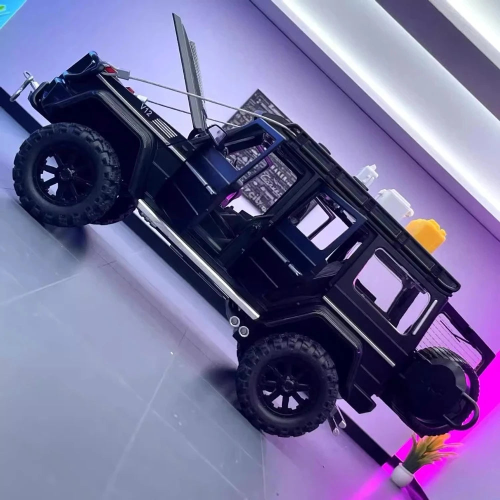 [TOY] 1:24 Mercedes-Brabus 2017 G550 4×4 nero modellino di auto Die-Cast