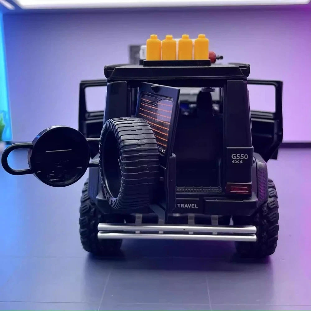 [TOY] 1:24 Mercedes-Brabus 2017 G550 4×4 Black Model Car Die-Cast