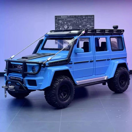 [TOY] 1:24 Mercedes-Brabus 2017 G550 4×4 blu modellino di auto Die-Cast