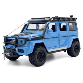 [TOY] 1:24 Mercedes-Brabus 2017 G550 4×4 blu modellino di auto Die-Cast