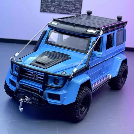 [TOY] 1:24 Mercedes-Brabus 2017 G550 4×4 blu modellino di auto Die-Cast