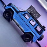 [TOY] 1:24 Mercedes-Brabus 2017 G550 4×4 blu modellino di auto Die-Cast