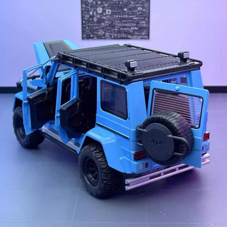 [TOY] 1:24 Mercedes-Brabus 2017 G550 4×4 blu modellino di auto Die-Cast