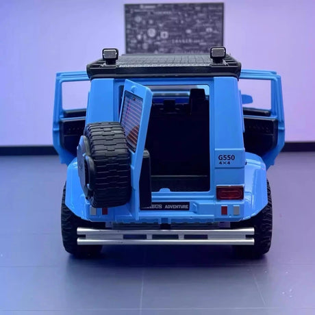 [TOY] 1:24 Mercedes-Brabus 2017 G550 4×4 blu modellino di auto Die-Cast