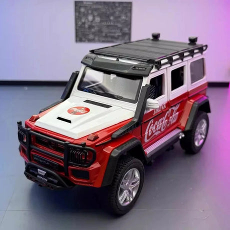 Mercedes-Brabus 2017 G550 Coca-Cola 1:24 4×4 – Modello espositivo in pressofuso