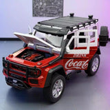 [TOY] 1:24 Mercedes-Brabus 2017 G550 4×4 Coca-Cola modellbil Die-Cast