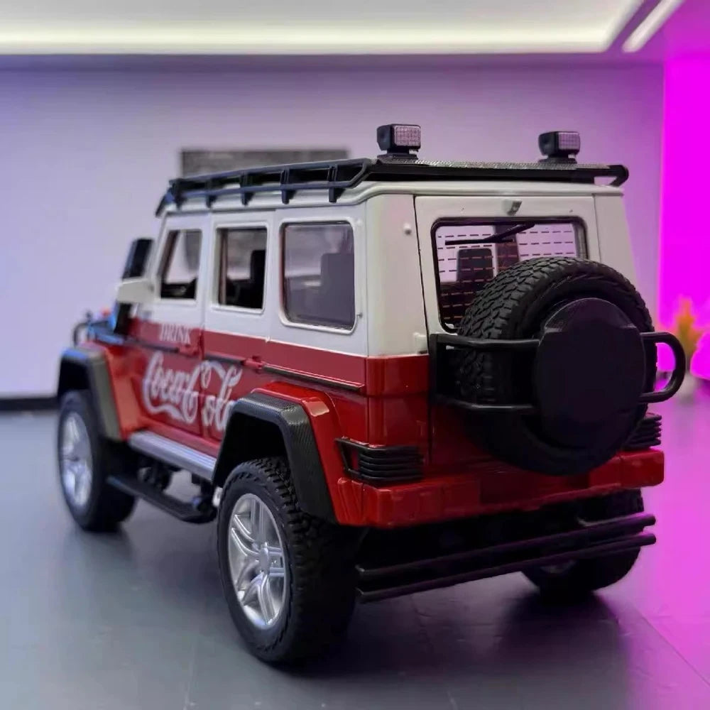 [TOY] 1:24 Mercedes-Brabus 2017 G550 4×4 Coca-Cola modellbil Die-Cast