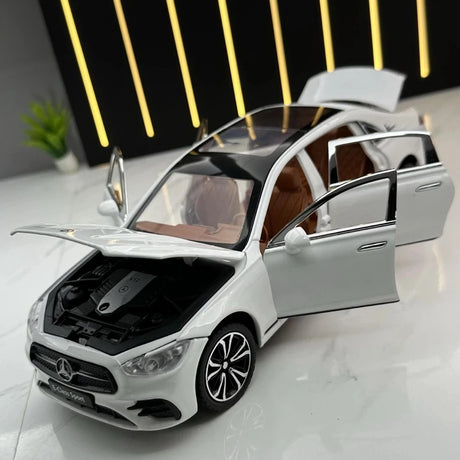 [TOY] 1:24 Mercedes-Benz 2017 E400 C238 bianco modellino di auto Die-Cast