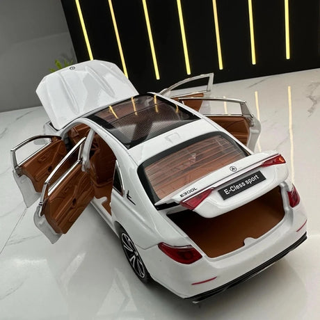 [TOY] 1:24 Mercedes-Benz 2017 E400 C238 bianco modellino di auto Die-Cast