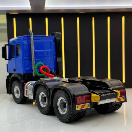 [TOY] 1:24 Mercedes-Benz 2018 Actros blu modellino di auto Die-Cast