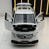[TOY] 1:24 Mercedes-Benz 2018 V260L valkoinen pienoismalli Die-Cast