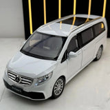 [TOY] 1:24 Mercedes-Benz 2018 V260L valkoinen pienoismalli Die-Cast