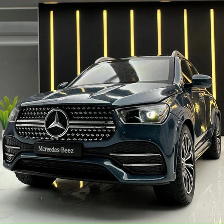 [TOY] 1:24 Mercedes-Benz 2020 GLE350 blu modellino di auto Die-Cast