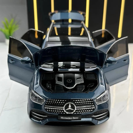 [TOY] 1:24 Mercedes-Benz 2020 GLE350 blu modellino di auto Die-Cast