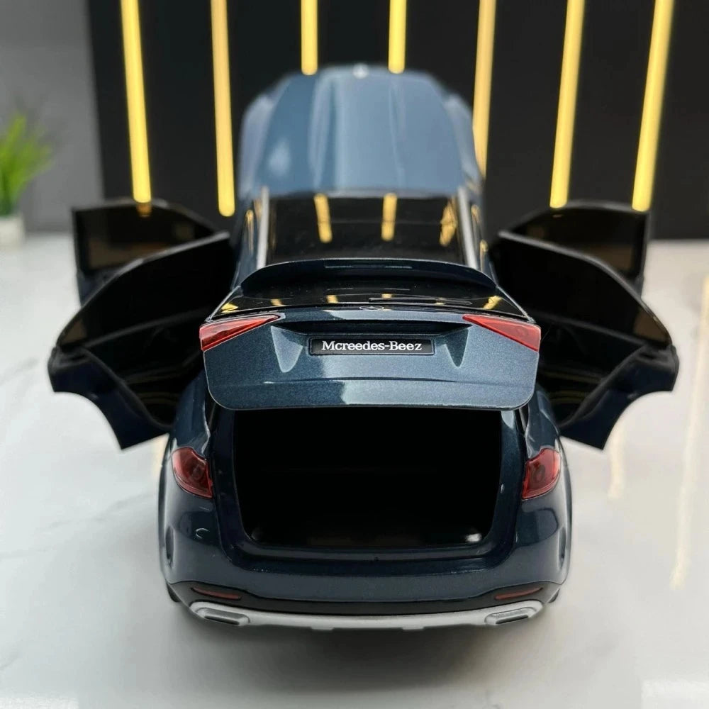 [TOY] 1:24 Mercedes-Benz 2020 GLE350 sininen pienoismalli Die-Cast