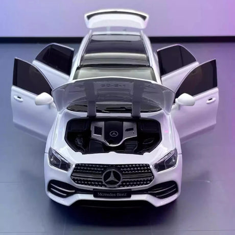 [TOY] 1:24 Mercedes-Benz 2020 GLE350 bianco modellino di auto Die-Cast