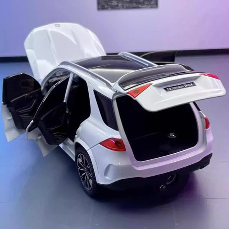 [TOY] 1:24 Mercedes-Benz 2020 GLE350 bianco modellino di auto Die-Cast