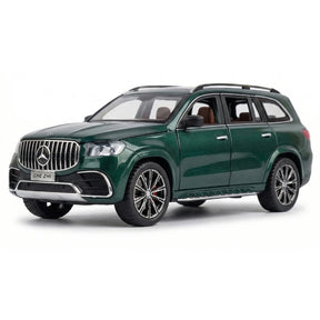 [TOY] 1:24 Mercedes-Benz 2020 GLS63 vihreä pienoismalli Die-Cast
