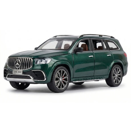 [TOY] 1:24 Mercedes-Benz 2020 GLS63 verde modellino di auto Die-Cast